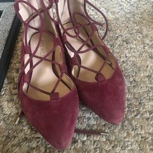 Nine West suede flats